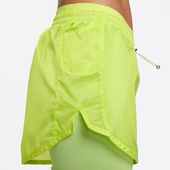 NWT Nike Women's Icon Clash Tempo Luxe Mid-Rise Running Shorts - Picture 8 of 8